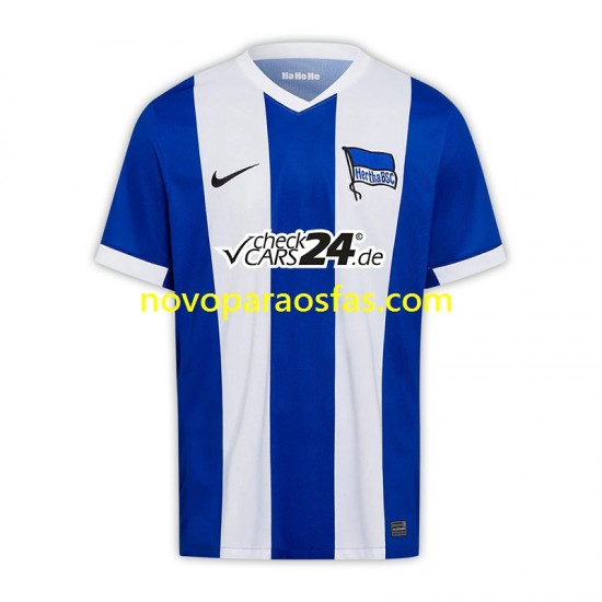 Camisolas Hertha BSC Homem Casa 2024-2025 Manga Curta
