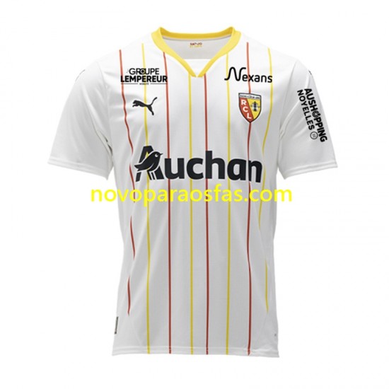 Camisolas RC Lens Homem Alternativo 2024-2025 Manga Curta