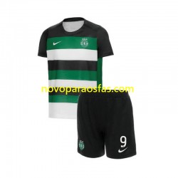Camisolas Sporting CP Gyokeres 9 Criança Casa 2024-2025 Manga Curta