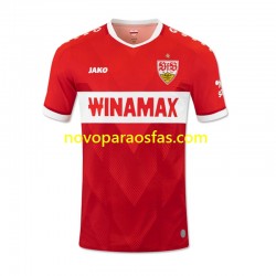 Camisolas VfB Stuttgart Homem Visitante 2024-2025 Manga Curta