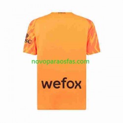 Camisolas AC Milan Guarda-redes Homem Visitante 2023-2024 Manga Curta