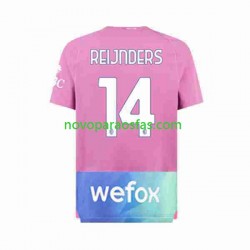 Camisolas AC Milan Tijjani Reijnders 14 Homem Alternativo 2023-2024 Manga Curta