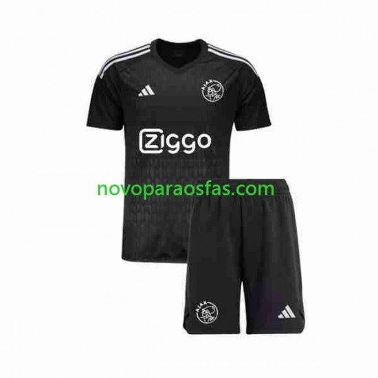 Camisolas AFC Ajax Guarda-redes Criança Alternativo 2023-2024 Manga Curta