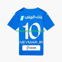 Camisolas Al Hilal Neymar JR 10 Homem Casa 2023-2024 Manga Curta