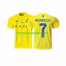 Camisolas Al-Nassr Ronaldo 7 Homem Casa 2023-2024 Manga Curta
