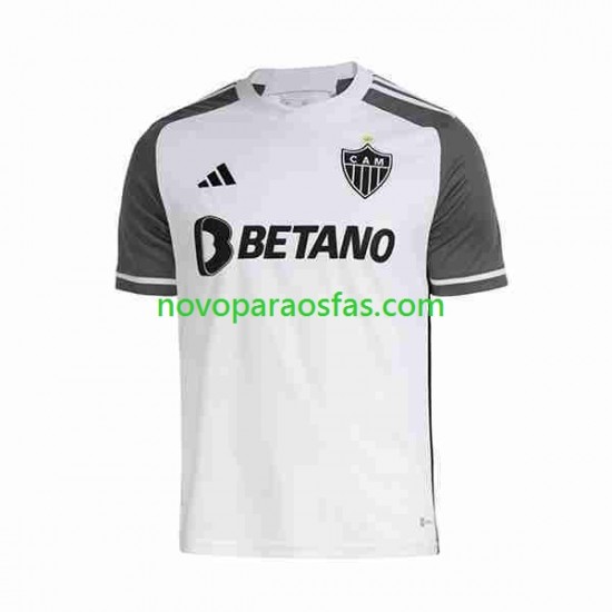 Camisolas Atletico Mineiro Homem Visitante 2023-2024 Manga Curta