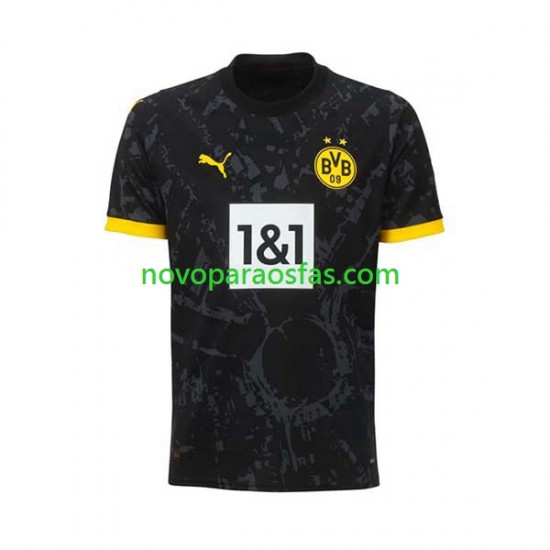 Camisolas Borussia Dortmund Homem Visitante 2023-2024 Manga Curta