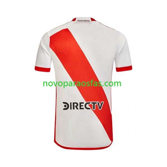 Camisolas CA River Plate Homem Casa 2023-2024 Manga Curta