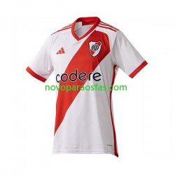 Camisolas CA River Plate Homem Casa 2023-2024 Manga Curta