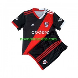Camisolas CA River Plate Criança Alternativo 2023-2024 Manga Curta