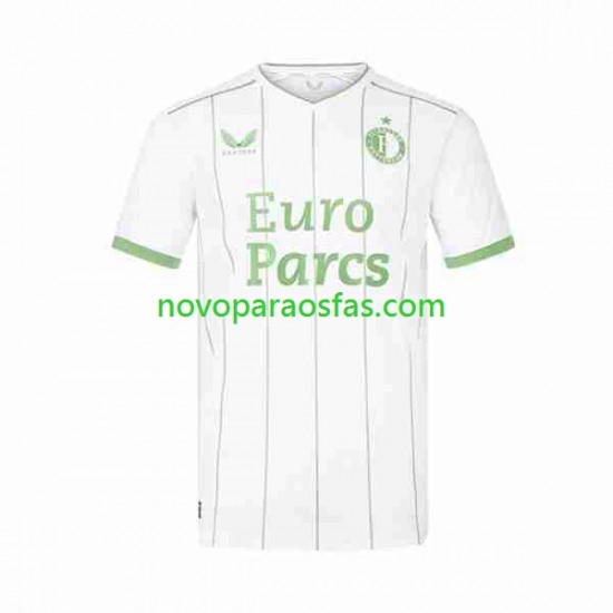 Camisolas Feyenoord Rotterdam Homem Alternativo 2023-2024 Manga Curta