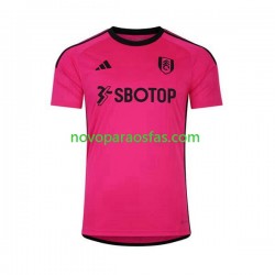 Camisolas Fulham Homem Visitante 2023-2024 Manga Curta