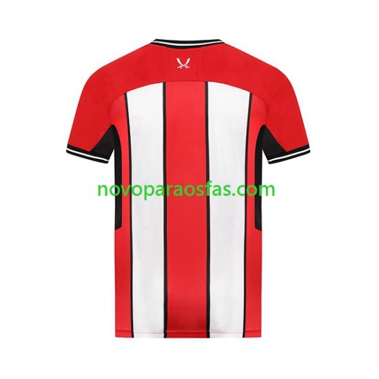 Camisolas Sheffield United Homem Casa 2023-2024 Manga Curta