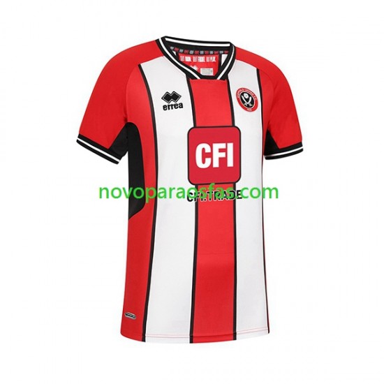 Camisolas Sheffield United Homem Casa 2023-2024 Manga Curta