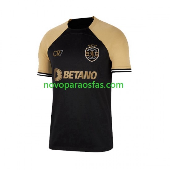 Camisolas Sporting CP Homem Alternativo 2023-2024 Manga Curta