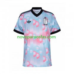 Camisolas Bélgica Homem Visitante Copa do Mundo 2026 Manga Curta