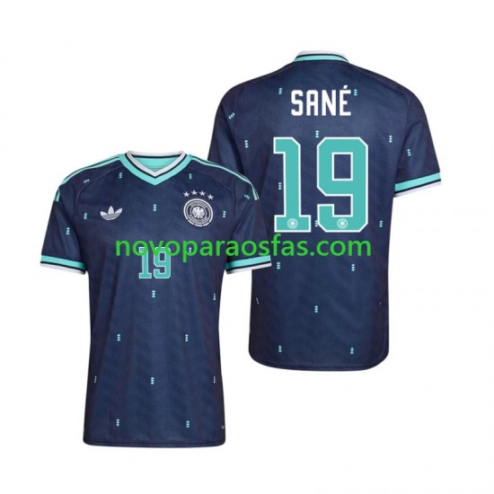 Camisolas Alemanha Leroy Sane 19 Homem Visitante Copa do Mundo 2026 Manga Curta