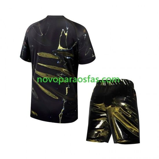 Camisolas Paris Saint-Germain Night Edition Criança Quarto 2025-2026 Manga Curta