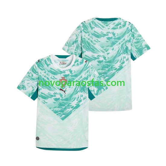 Camisolas Portugal Homem Visitante Copa do Mundo 2026 Manga Curta