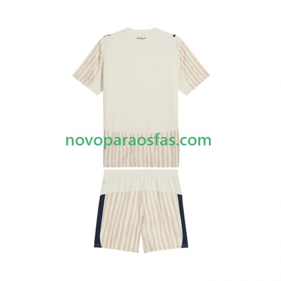 Camisolas Al Hilal CWC Criança Visitante 2025-2026 Manga Curta