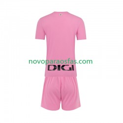 Camisolas Athletic Bilbao Guarda-redes Criança Visitante 2025-2026 Manga Curta