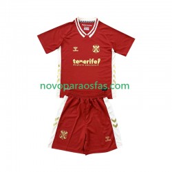 Camisolas CD Tenerife Criança Visitante 2025-2026 Manga Curta