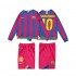 Camisolas FC Barcelona RONALDINHO 10 2005 Retro Criança Casa 2006 Manga Comprida