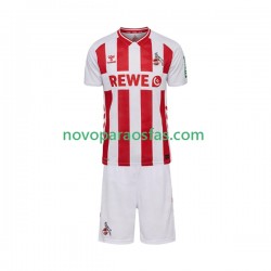 Camisolas FC Köln Criança Casa 2025-2026 Manga Curta