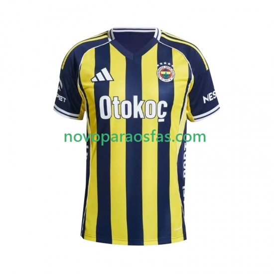 Camisolas Fenerbahce Homem Casa 2025-2026 Manga Curta