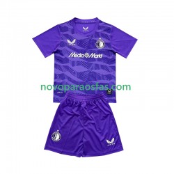 Camisolas Feyenoord Rotterdam Guarda-redes Criança Alternativo 2025-2026 Manga Curta