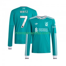 Camisolas Liverpool Florian Wirtz 7 Homem Alternativo 2025-2026 Manga Comprida