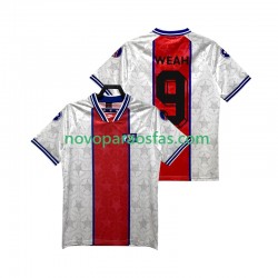 Camisolas Paris Saint-Germain WEAH 9 1995 Retro Homem Visitante 1994 Manga Curta