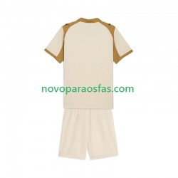 Camisolas RC Lens Criança Alternativo 2025-2026 Manga Curta