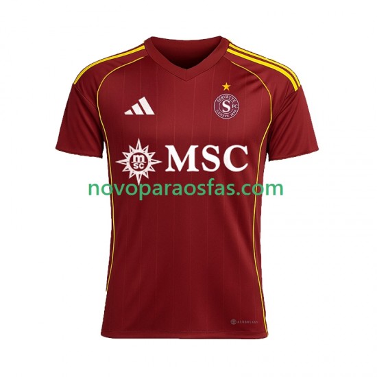 Camisolas Servette FC Homem Casa 2025-2026 Manga Curta