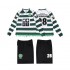 Camisolas Sporting CP Cristiano Ronaldo 28 2001 2003 Retro Criança Casa Manga Comprida
