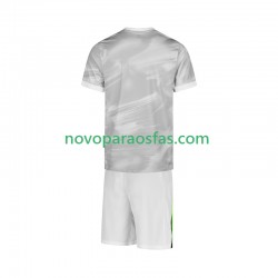 Camisolas VfL Wolfsburg Criança Visitante 2025-2026 Manga Curta