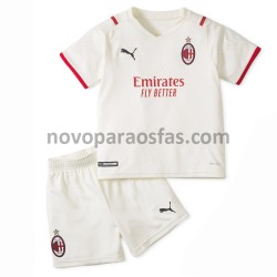 Camisolas AC Milan Criança Visitante 2021-2022 Manga Curta