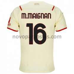 Camisolas AC Milan Mike Maignan 16 Visitante 2021-2022 Manga Curta