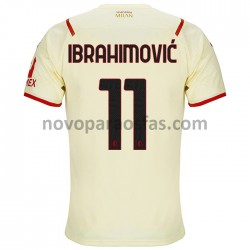 Camisolas AC Milan Zlatan Ibrahimovic 11 Visitante 2021-2022 Manga Curta