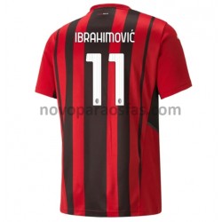 Camisolas AC Milan Zlatan Ibrahimovic 11 Casa 2021-2022 Manga Curta