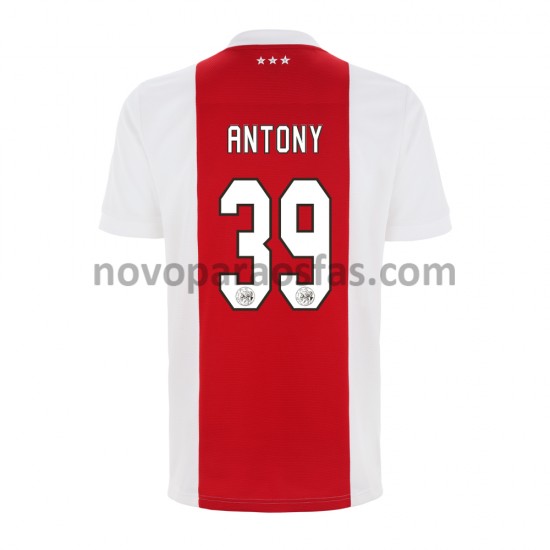 Camisolas AFC Ajax Antony 39 Casa 2021-2022 Manga Curta