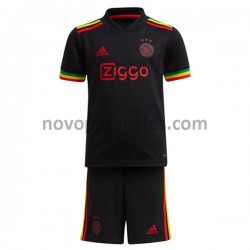 Camisolas AFC Ajax Criança Alternativo 2021-2022 Manga Curta