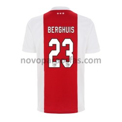 Camisolas AFC Ajax Steven Berghuis 23 Casa 2021-2022 Manga Curta