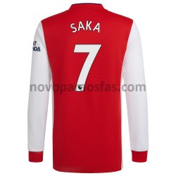 Camisolas Arsenal Bukayo Saka 7 Casa 2021-2022 Manga Comprida
