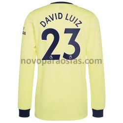 Camisolas Arsenal David Luiz 23 Visitante 2021-2022 Manga Comprida