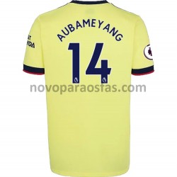 Camisolas Arsenal Pierre-Emerick Aubameyang 14 Visitante 2021-2022 Manga Curta