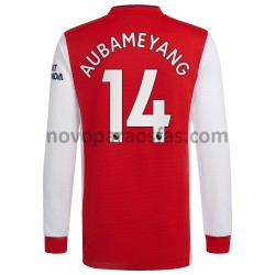 Camisolas Arsenal Pierre-Emerick Aubameyang 14 Casa 2021-2022 Manga Comprida