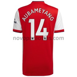 Camisolas Arsenal Pierre-Emerick Aubameyang 14 Casa 2021-2022 Manga Curta