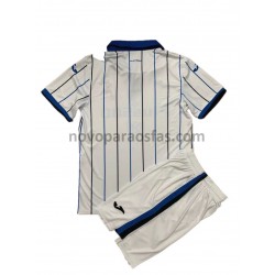 Camisolas Atalanta Criança Visitante 2021-2022 Manga Curta