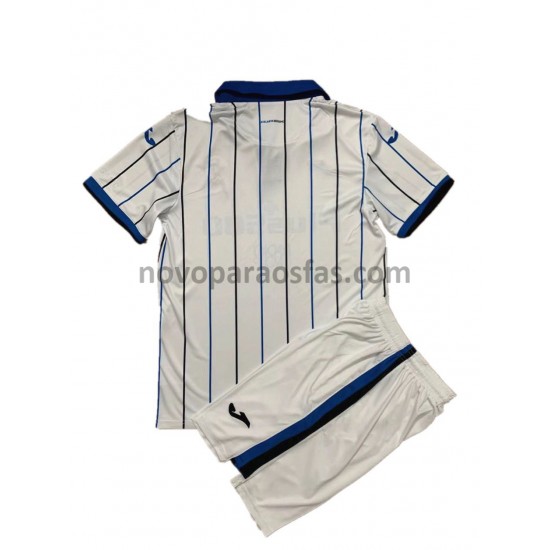 Camisolas Atalanta Criança Visitante 2021-2022 Manga Curta